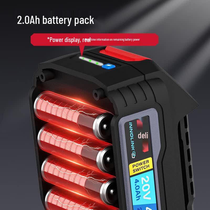 Deli 40V High-Power Brushless Cordless Drill CN plug (adapter included)