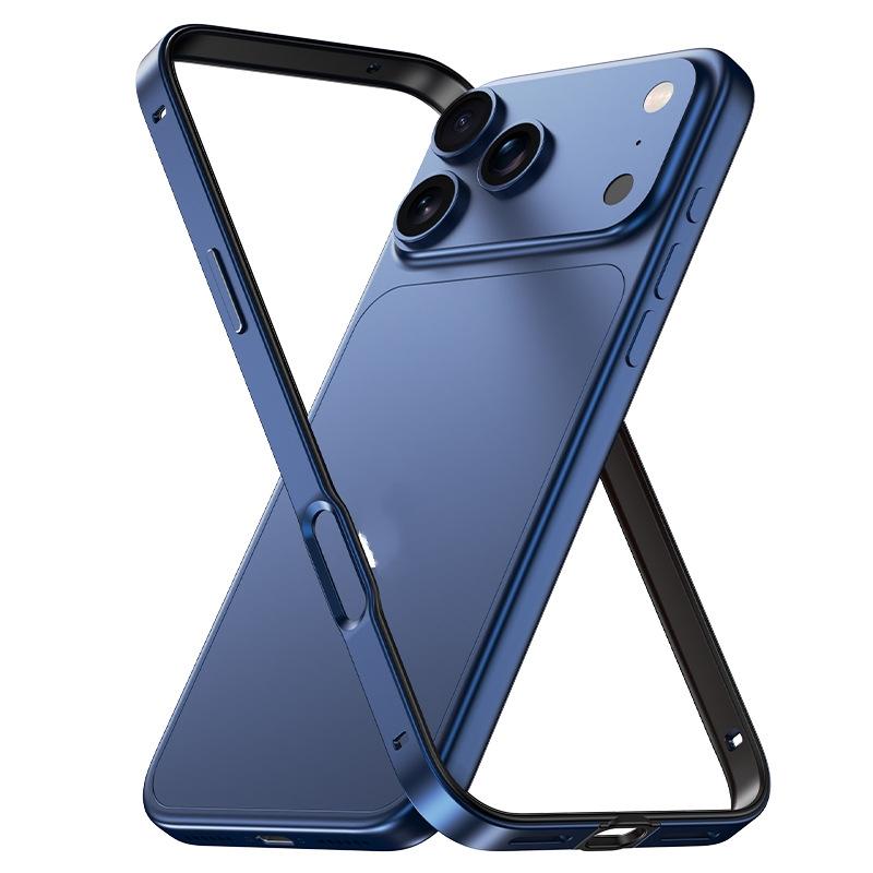 Роскошный алюминиевый бампер-кейс для 17 Pro Max - Ударопрочный металлический дизайн
