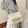 Японская школьная сумка Харадзюку Однотонная сумка через плечо Универсальная сумка-мессенджер Женская