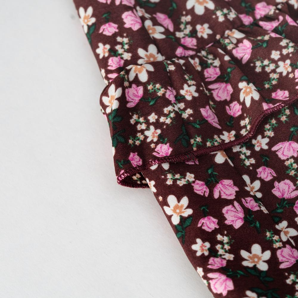 Женское осеннее элегантное плиссированное платье с квадратным вырезом и рукавами-фонариками