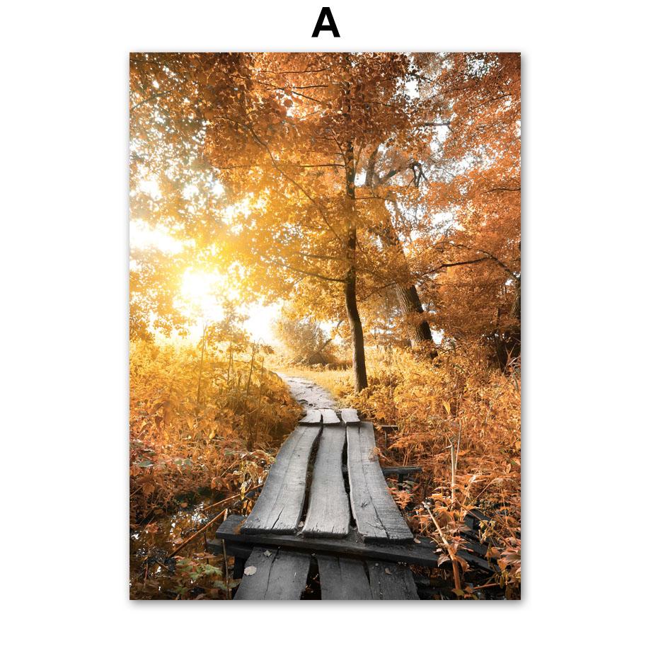 Осенние полевые постеры с бабочкой и тыквой, настенная живопись на холсте, постеры на скандинавскую тему и принты, фотографии для гостиной, домашний декор