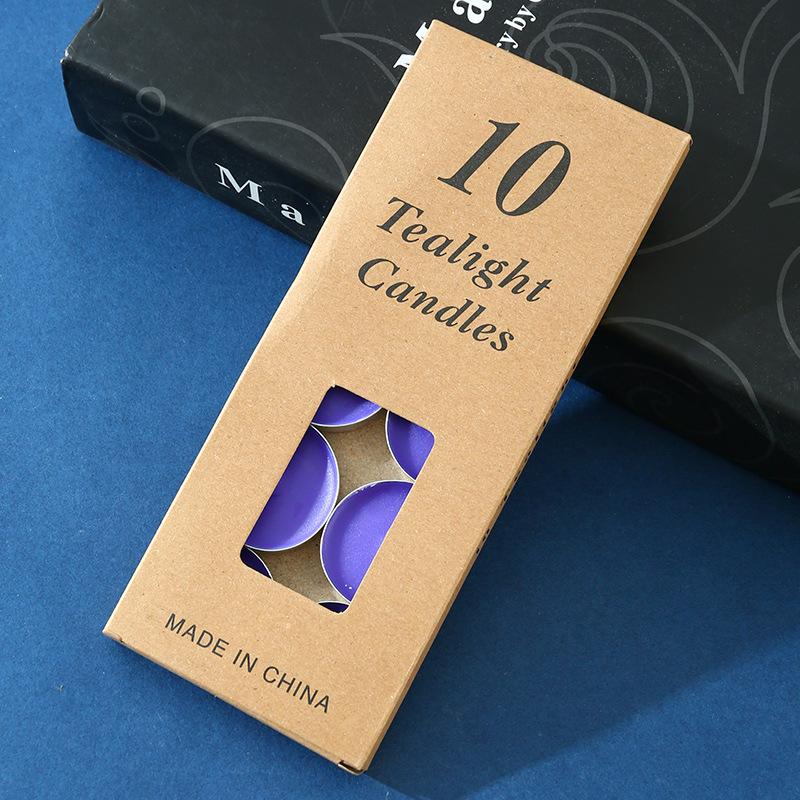10 шт. Круглые алюминиевые чайные свечи Свечи для исповеди Свечи для заваривания чая Сохранение тепла Маленькие свечи Бездымные и без запаха свечи