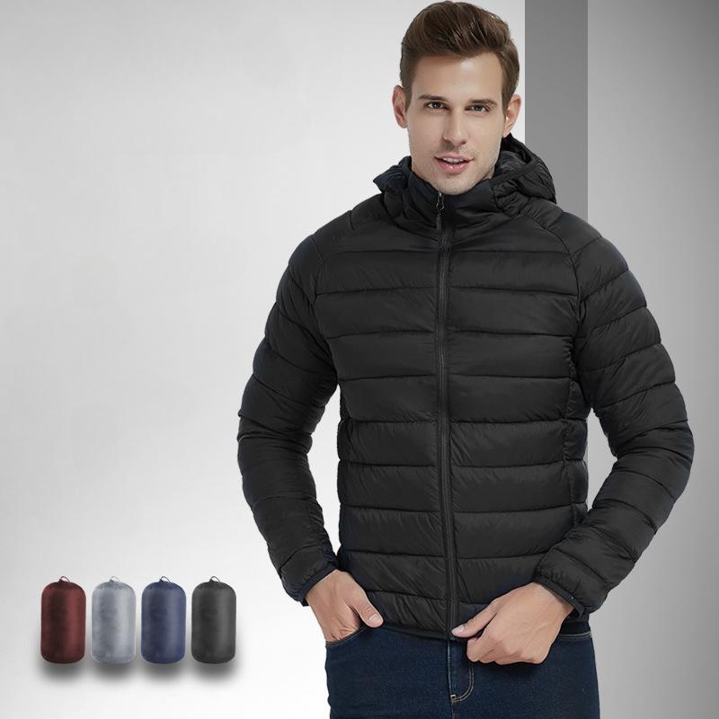 Cotton Men's Winter Jacket 2025 New Fashionable Cotton Jacket Men's Light Short Section Hooded Cotton Jacket Comfortable Unique Personalized Clothes