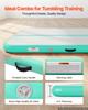 VEVOR Inflatable Gymnastics Air Mat 3m Training Mats w/ Electric Pump, 10 cm Thick Sturdy Tumble Track