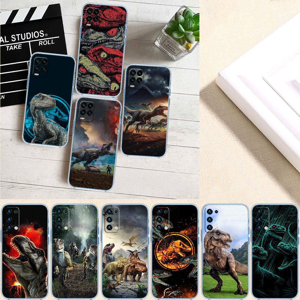 Dinosaur Transparent Phone Case for Motorola Moto E13 E15 E20 E22 22I E22S E30 E32 E40 E7 E7I G Plus Power Play Stylus G22 G14