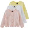 Children's Knitted Cardigan Thin Cotton Non-pilling Sun-proof Jacket Girls Sweater Cardigan