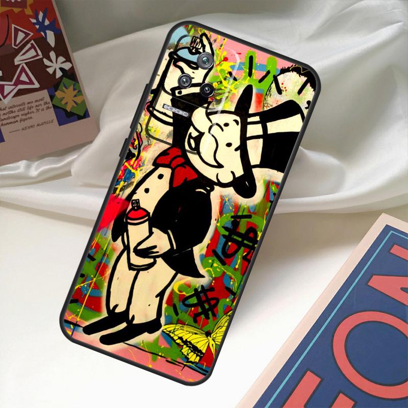 Dollar M-Monopolys Case For Xiaomi 13 14 Ultra 11T 12T 13T Pro 12 Lite POCO X6 M6 Pro X3 X4 X5 M5s F3 F5 Cover