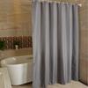 Gray Polyester Bathroom Waterproof Thickening Anti-mold Partition Curtain Curtain Shower Curtain