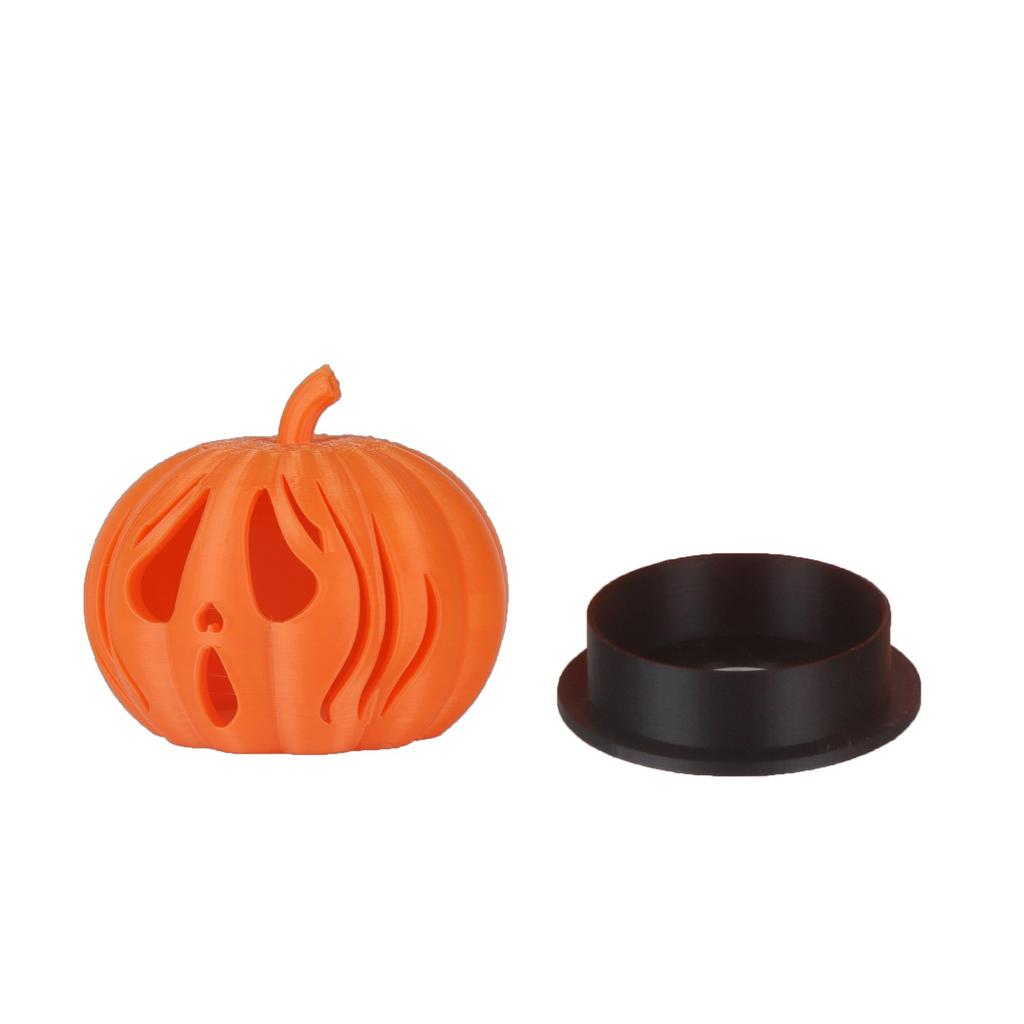 3d Printed Halloween Tealight Grimace Holder, Votive Candlesticks Holder For Halloween Table Centerpieces Party Decoration