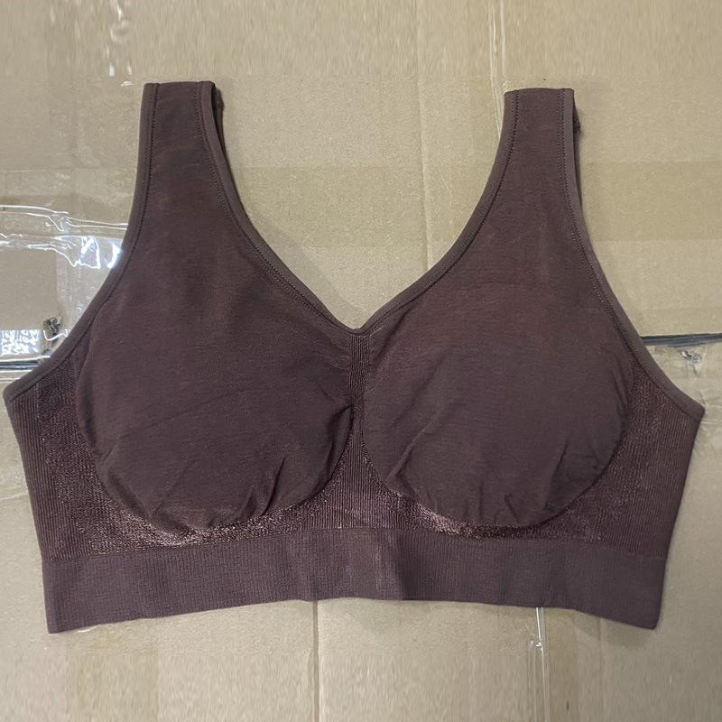 Women S Wireless Plus Size Adjustable Seamless Full Cup Bra