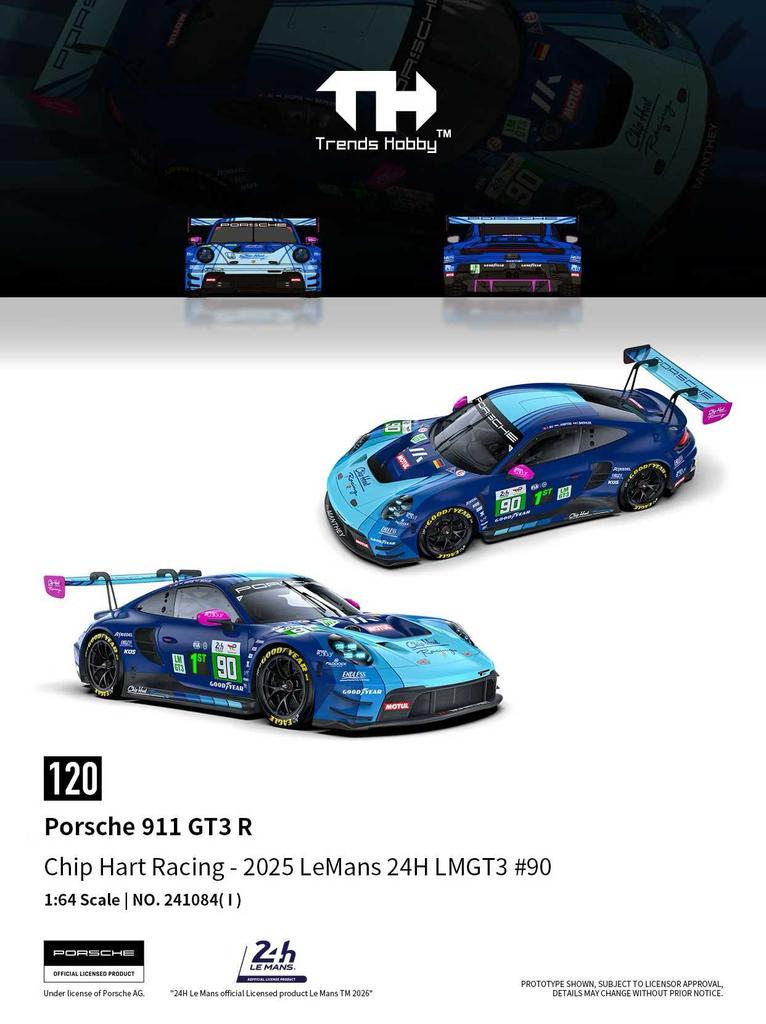 AABKN1 TH-Trends Hobby 1/64 Porsche 911 GT3 R 918 Spyder Lamborghini Huracan GT3 EVO2 Removable Cover Car Alloy Diecast Metal Model