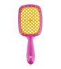 Comb SUPER BRUSH Pink with Yellow