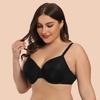 Large Size Smooth Bra Thin Cup Large Bust Small Underwear with Underwire Underwear