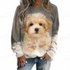 Cute Dog 3d Print Hoodie Women Fashion Hoodies Sweatshirt Round Neck Animal Sweats Women Coats Cat 3d Clothes Harajuku Falls