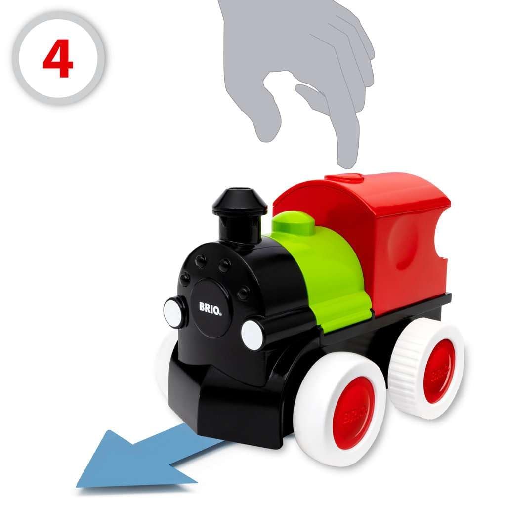 BRIO Wooden Railway Steam Go Train Educational Toy 30411 Indoor Boys and Girls & (Ages 18+) Birthday, Christmas, Play,