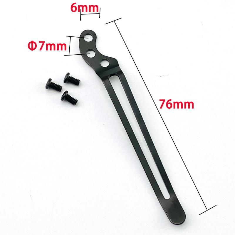 Зажим для задней части из нержавеющей стали для складного карманного ножа, инструмент для самостоятельного изготовления, аксессуары для самостоятельного изготовления, зажим для задней части, держатель для складного ножа