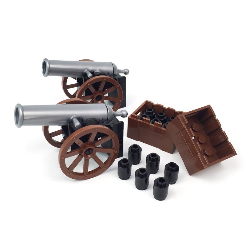 Moc военное оружие артиллерийская сцена строительные блоки собрать детские строительные блоки игрушечные аксессуары
