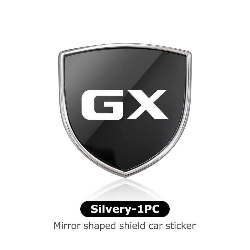 YOM1 3D Metal Car Styling Shield Stickers Trunk Exterior Accessories For Lexus RX350 IS250 IS200 GS300 LX570 RC350 UX250h ES350