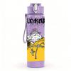 1PC Yellow Cartoon Character 750ml sports water bottle leakproof straw lid outdoor office home