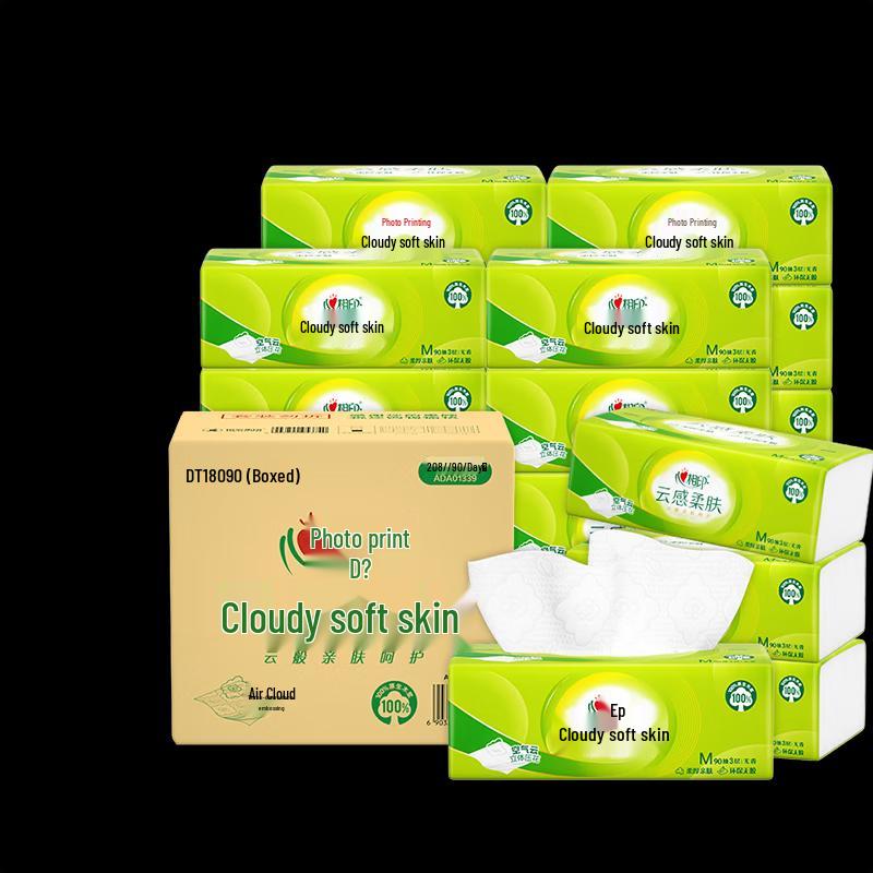 Mind Act Upon Mind Cloud Feel 3-Ply Facial Tissues (90 Sheets, 20 Packs)