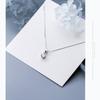 Hermosa:J N028 Silver 925 Silver Necklace Silver Necklace Cubic Zirconia Necklace Daily Necklace