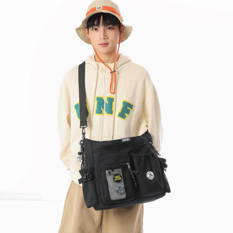 Студенческая сумка-тоут большой вместимости, унисекс, на плечо