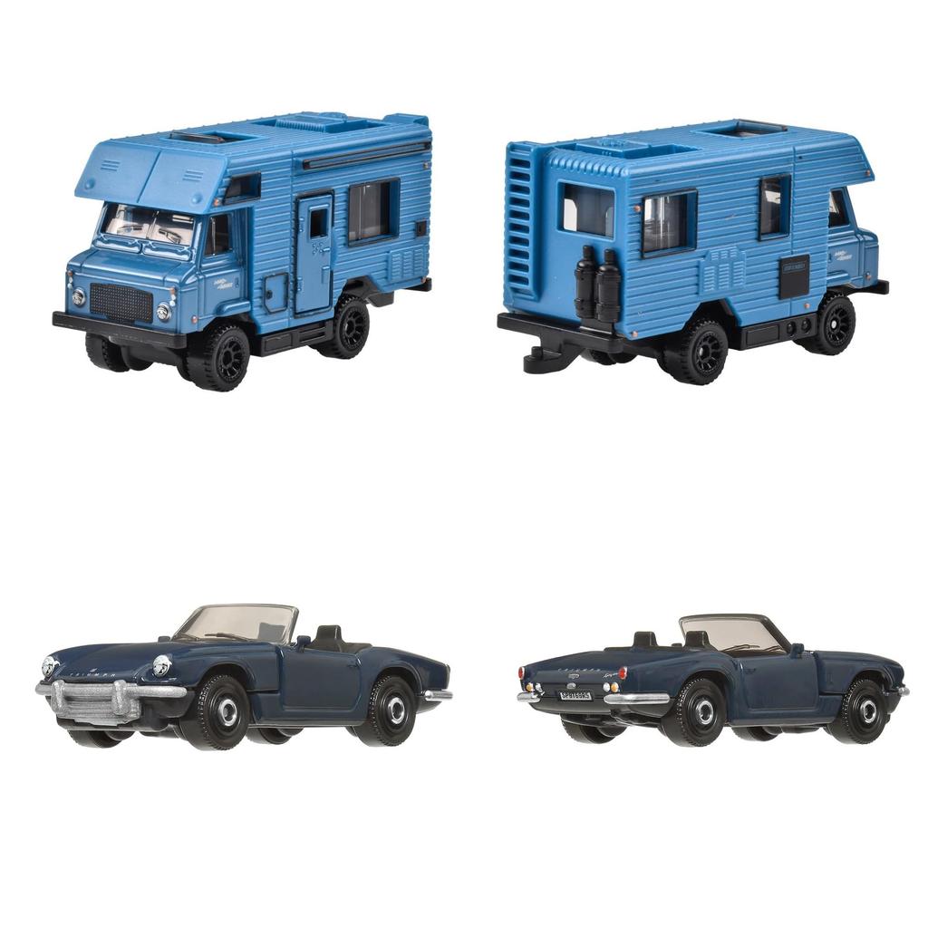Matchbox Moving Parts Assorted Vehicle Toys Mini Box of Sold In Ages 3 and Multi Cars, 8, Box, Up, 988R-FWD28