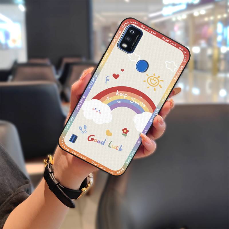 Задняя крышка Мультяшный чехол для телефона для ZTE Blade A51/51S/A7P Полная защита Водонепроницаемый чехол Пылезащитный Ударопрочный ТПУ Силикон