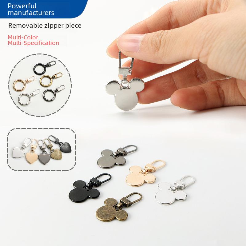DIY Metal Zipper Pull Replacement for Bags and Clothing
