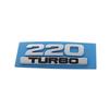 3D Premium TURBO 220 TURBO for Car Fender Trunk Rear Bonnet Decal Emblem Badge Sticker Accessories