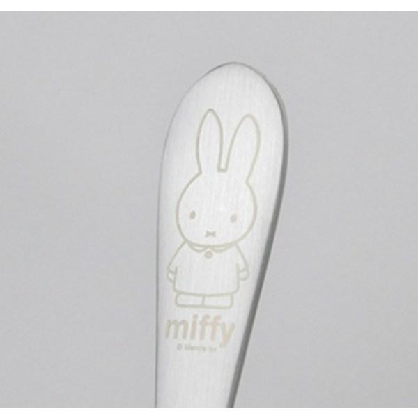 Набор ложка + вилка Miffy из нержавеющей стали, разные цвета, 3 ложки + 3 вилки