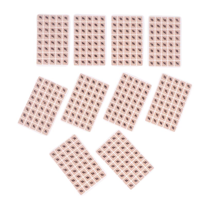 400 Пластырей Семена для ухода за ушами Акупунктура Ушные одноразовые наклейки Массажная терапия Игольчатый пластырь Аурикулярный Аурикулотерапия