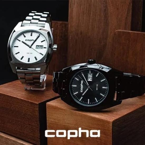 Copha XL Квадратный Дизайн Часы Ограниченная Серия Итальянские Ретро Наручные Часы Простые и Стильные Календарь Даты Легко Читаемые Аналоговые Кварцевые Денди