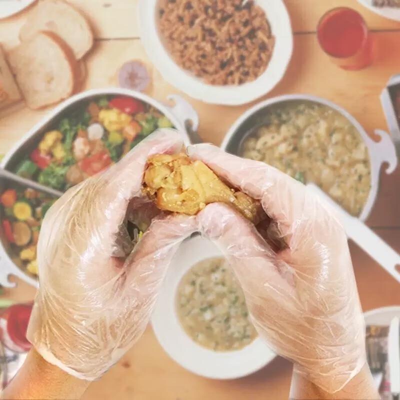 MIAOJIE Одноразовые полиэтиленовые перчатки для пищевых продуктов