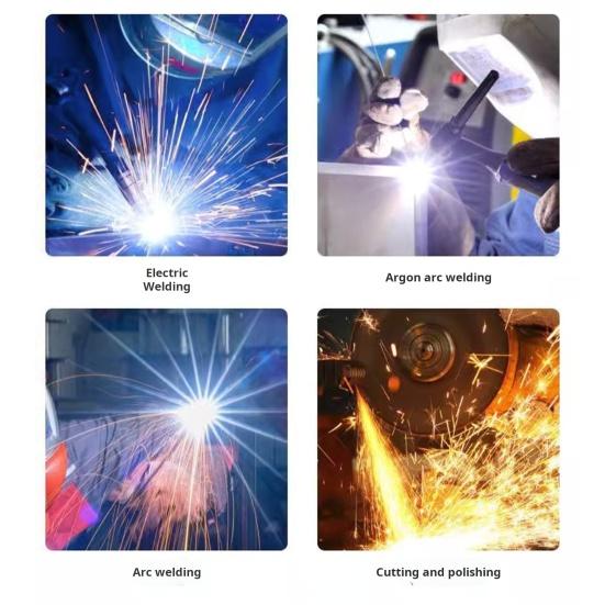 Welder Glasses with Clear View Wide 2 Sensors Application TRUE Color Solar Powered