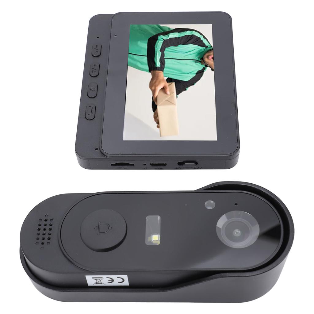 Система видеодомофона, защита от дождя, сопряжение одним касанием, противоугонный дверной звонок с сообщением 4,3 дюйма