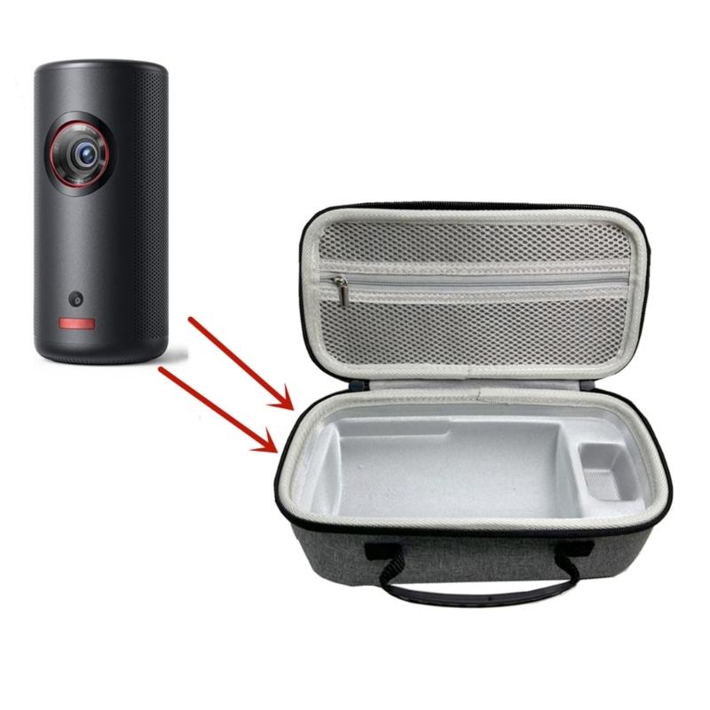 Hard EVA Projector Case Projector Portable Protective Bag with Zipper Closure Projector Protect Box