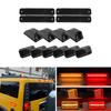 For Hummer H2 2003-2009 Smoked LED Top Roof Cab Marker Light + Front Rear LED Side Marker Light Signal Lamp 14pcs/set