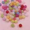 400 шт. 6 мм акриловые бусины желейного цвета DIY фурнитура ювелирные аксессуары браслет ожерелье одно отверстие кулон