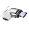 Магнитный адаптер USB Type C 90 градусов 120 Вт Угловой магнитный адаптер питания Подключение устройства