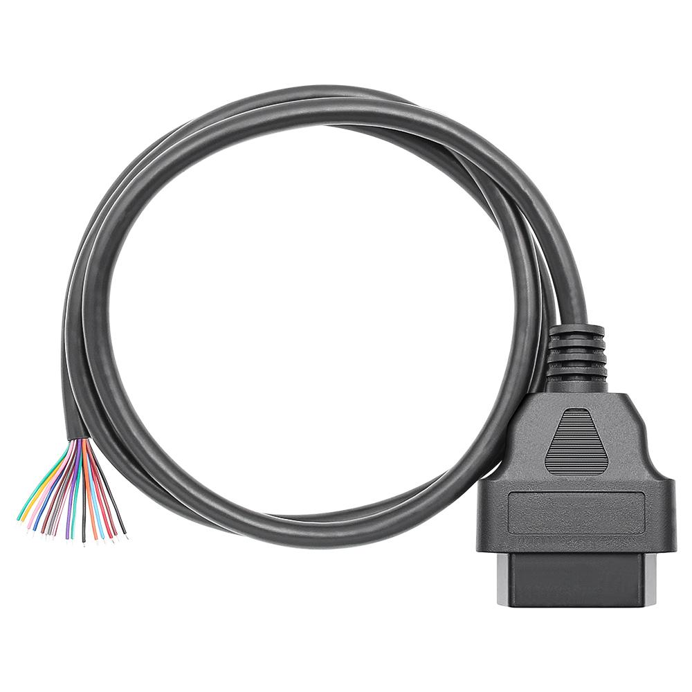 Универсальный OBD OBD2 16-контактный female к DIY удлинительному кабелю OBD 2 Расширенный разъем Для автомобильных диагностических инструментов Сканер OBD2