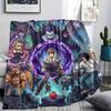 Death Note Comfortable Flannel Blanket Warm Print Pattern for Daily Home Picnic Travel Use.-TING