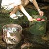 Outdoor Camping Picnic Water Storage Bucket, Multi-functional Portable Foldable Water Bucket, Car Fishing.