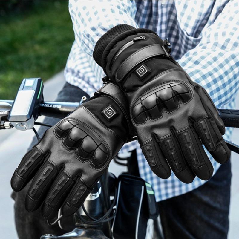 Heated Motorcycle Gloves Winter Glove Touchscreen Gloves Protective Gloves Electric Gloves With Heating Function for Ski Biking