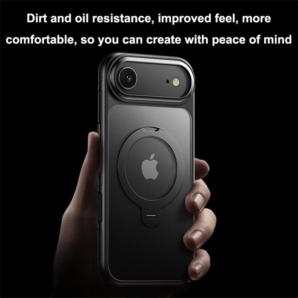 For iPhone Air Case Compatible with MagSafe Drop Proof TPU PC Kickstand Phone Cover