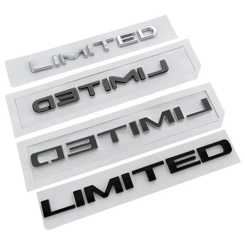 3D ABS Car Body Emblem Rear Trunk Badge Sticker for LIMITED Wrangler Tj Jk Jl Grand Cherokee Commander Renegade Liberty