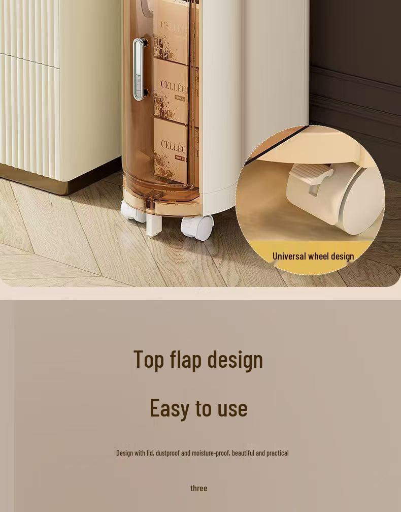 Узкий многоярусный шкаф-ящик для хранения в зазоре в ванной и на кухне