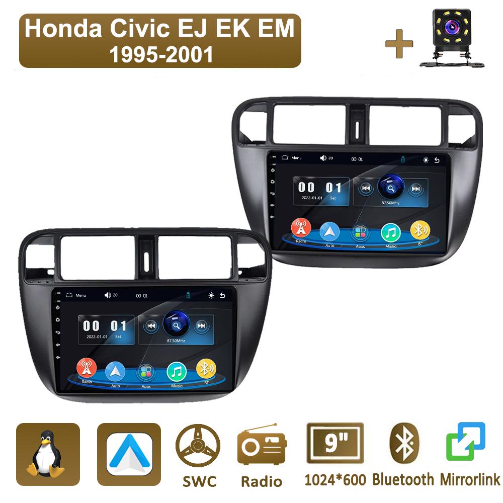 icreative Автомагнитола Мультимедиа MP5 Плеер Головное Устройство Стерео BT Для Honda Civic EJ EK EM 1995-2001