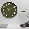 Wall Clock Quartz Movement Clear Display Large 3D Numbers Silent Operation Battery-Powered Non-Ticking Clock