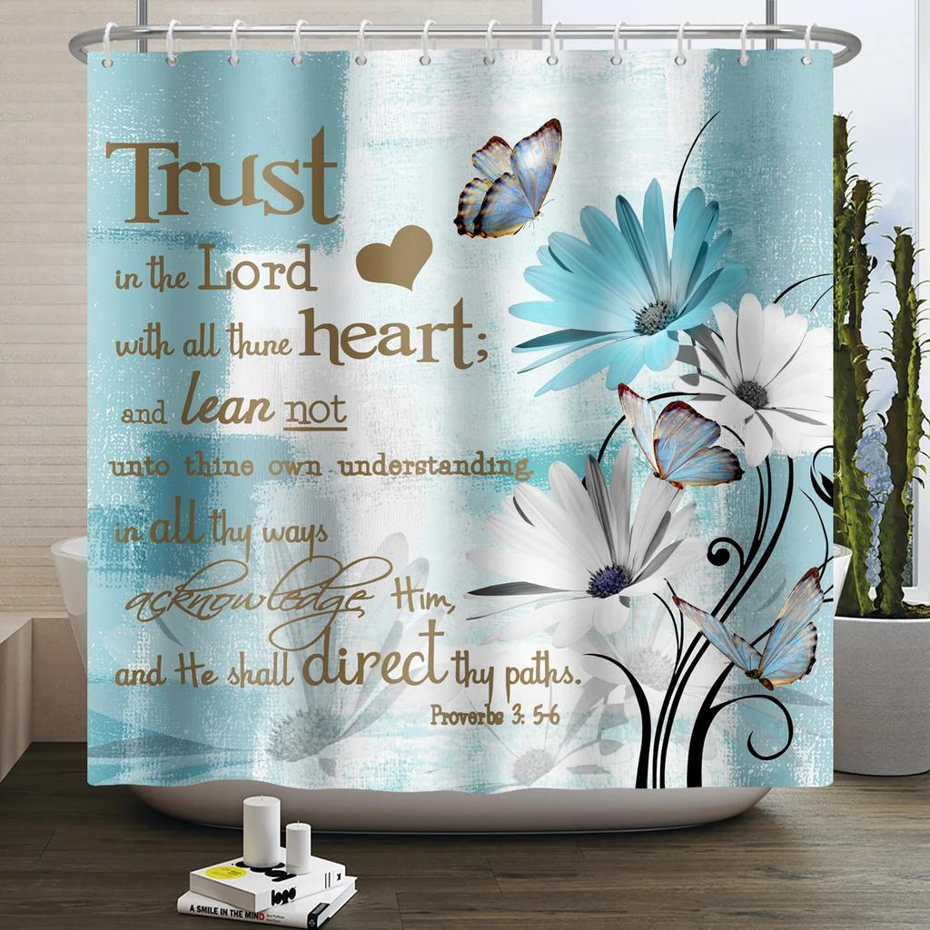 Деревенская занавеска для душа с подсолнухами и ромашками, бабочки, цветочный винтажный кантри фермерский дом, цветок, деревянная доска, водонепроницаемая занавеска для ванной